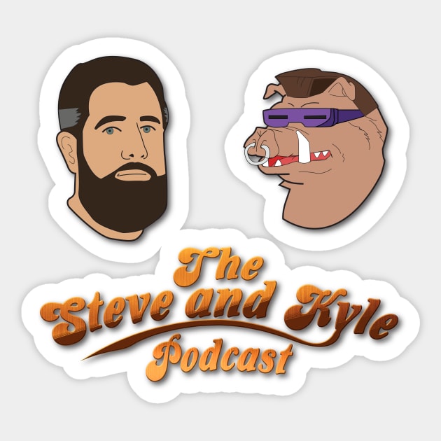 Steve and Bebop Sticker by steveandkyle